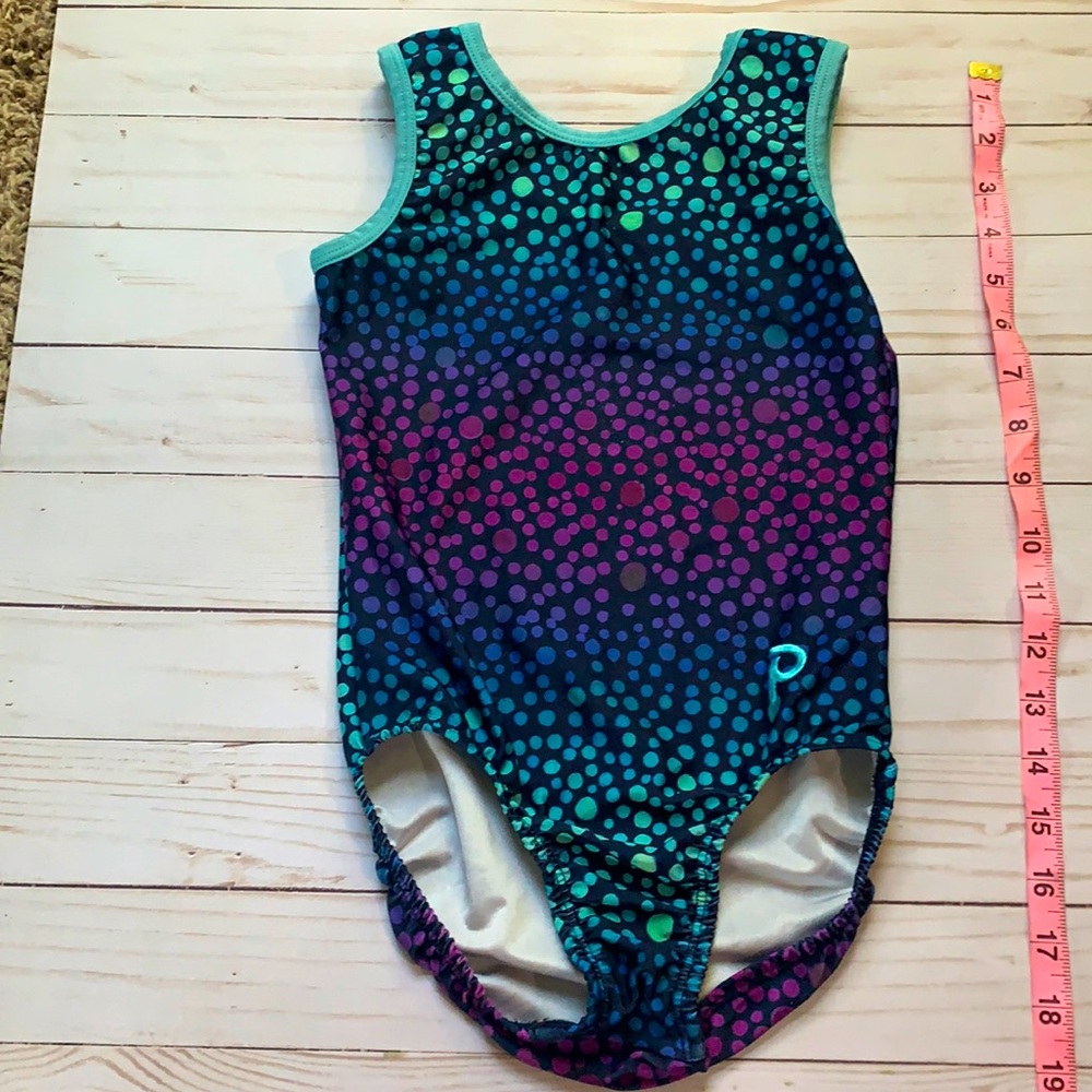 Child large gymnastics leotard plum CL